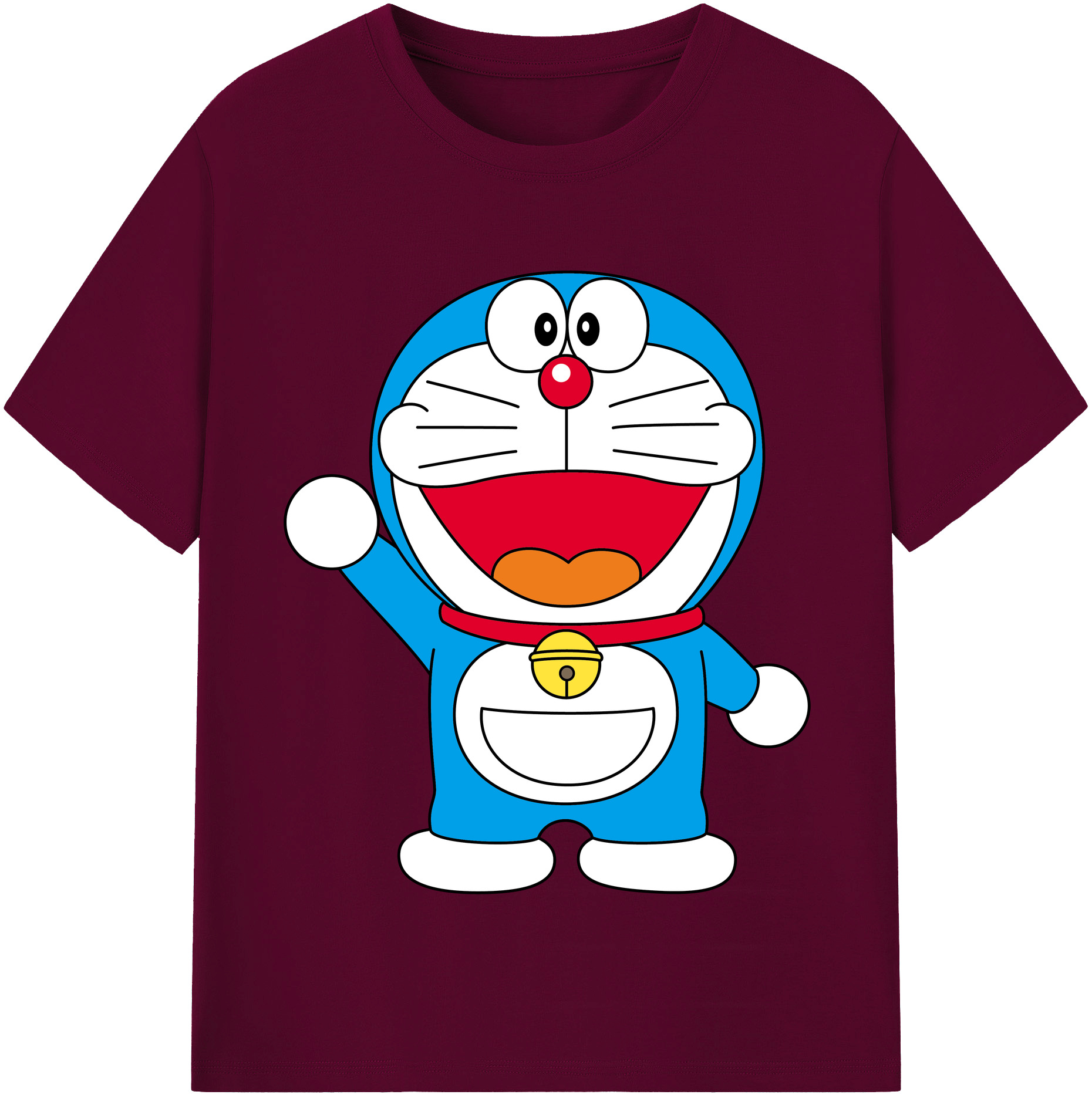 （画像用） ドラえもん Doraemon レディースカジュアルプリントTシャツ（綿100％）